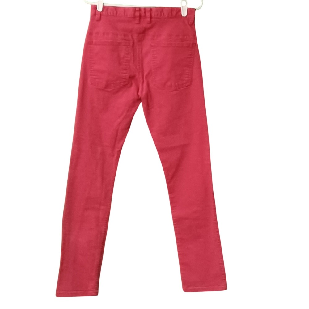 Old Navy Super Skinny Jeans Red Boy Size 18 Cotton Stretch Pants 28x31 256219-04